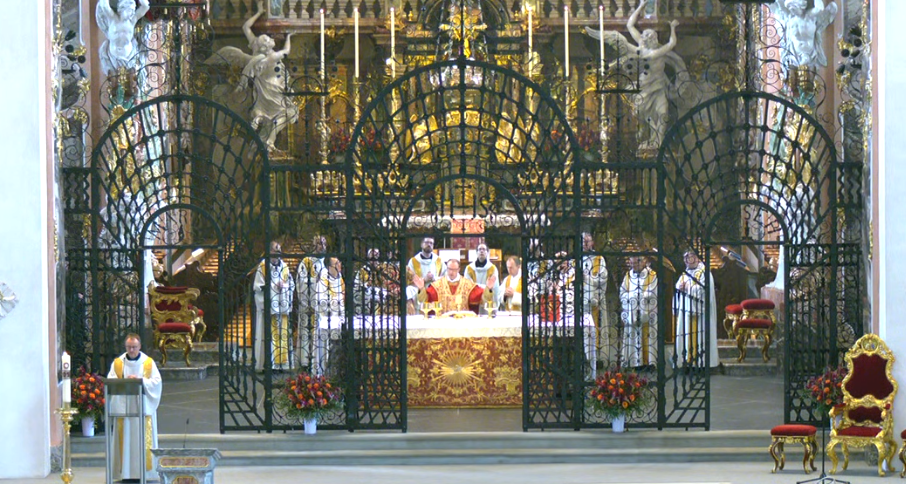 Link to live feed from Einsiedeln Monastery