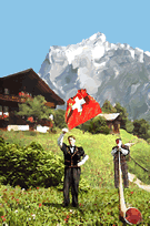 Swiss Flag Throwing